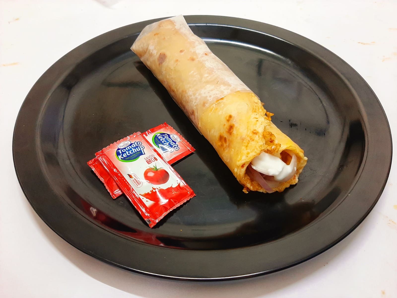 Double Egg Kathi Roll