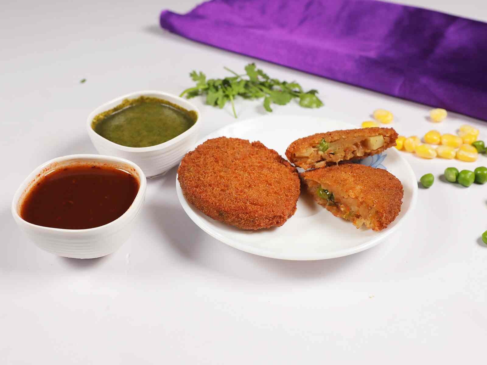 Veg Cutlet (2 Pcs)